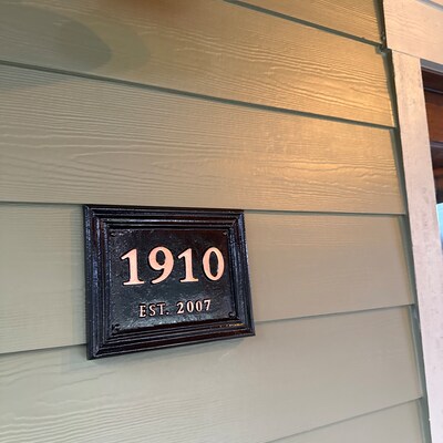 Edwardian /old Victorian Style English House Name Sign. Personalised ...