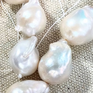 Rare 15x25mm Genuine Natural Freshwater Baroque Pearl | Etsy