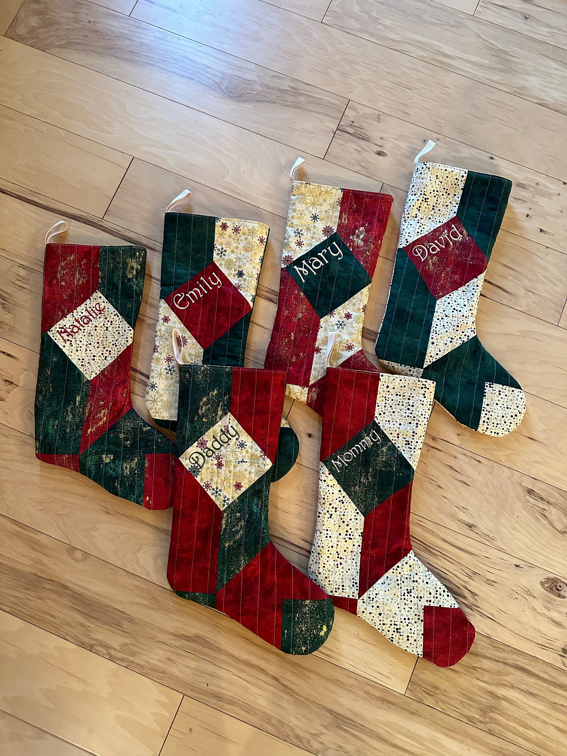 Customer photo for Santa Express - Embroidery font