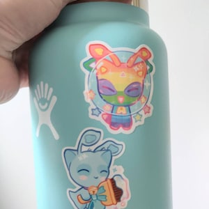 Squid & Octo Party Rainbow Stickers Inkling and Octoling - Etsy