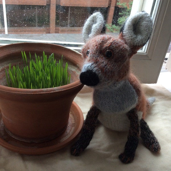Fox Cub Knitting Pattern - Etsy