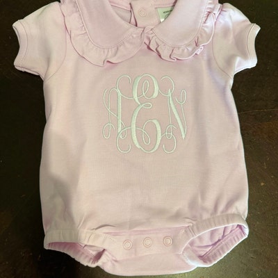 Baby Loren Orange Turkey Day Embroidered Bubble - Girls main image 0
