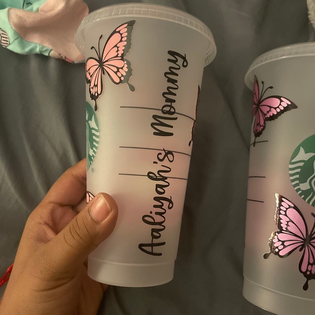 Butterflies LV Custom Starbucks Cold Cups - Eventeny
