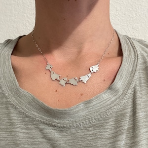 Customer photo, Ghost Necklace