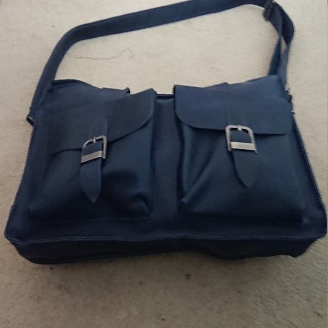 Messenger bag for men. Lifetime natural leather bag. Sturdy | Etsy