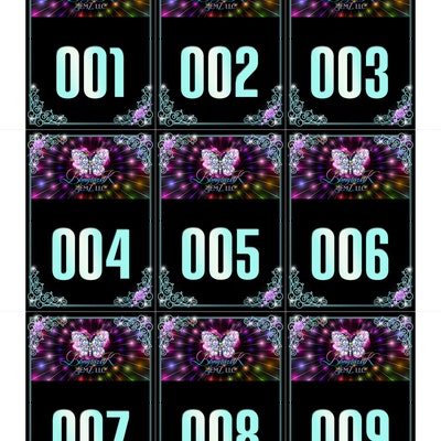 3000 Printable Facebook Live Numbers Sale Tags Cards Normal - Etsy