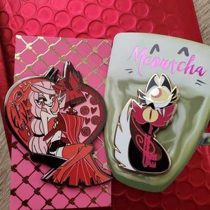 Be Mine Charlastor Hazbin Hotel バレンタインピン 再入荷 - Etsy 日本