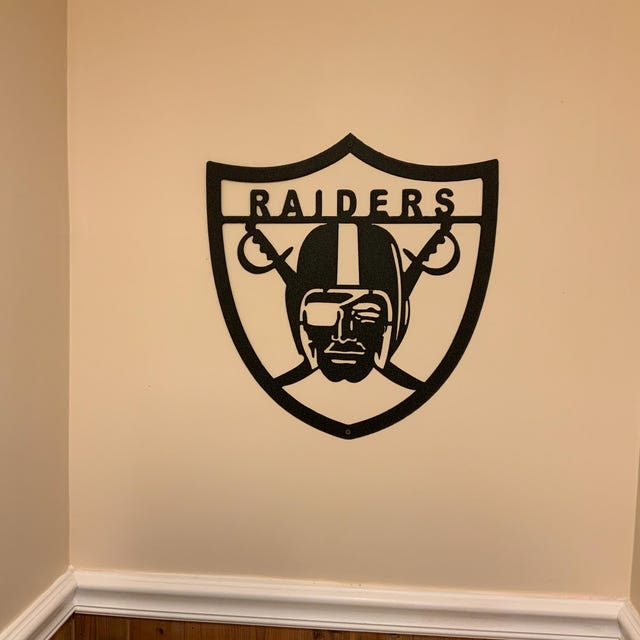 Las Vegas Oakland Raiders Metal Steel Wall Hanging Sign - Etsy
