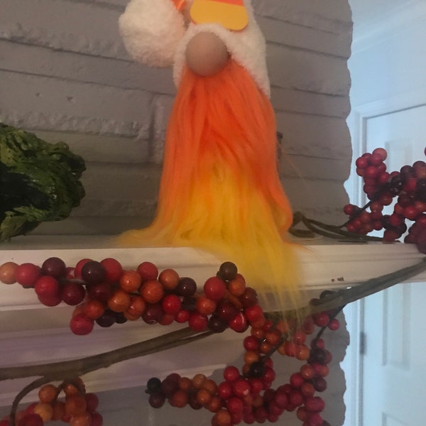 Halloween Gnome, Candy Corn Gnome, Fall Gnome - Etsy
