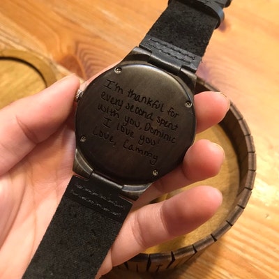 Personalized Wooden Watch, Housewarming Gift, Personalized Jewelry ...