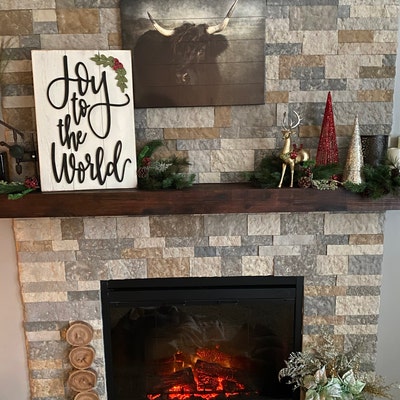 Joy to the World Shiplap Sign, Rustic Wood Christmas Decor, Wood Sign ...