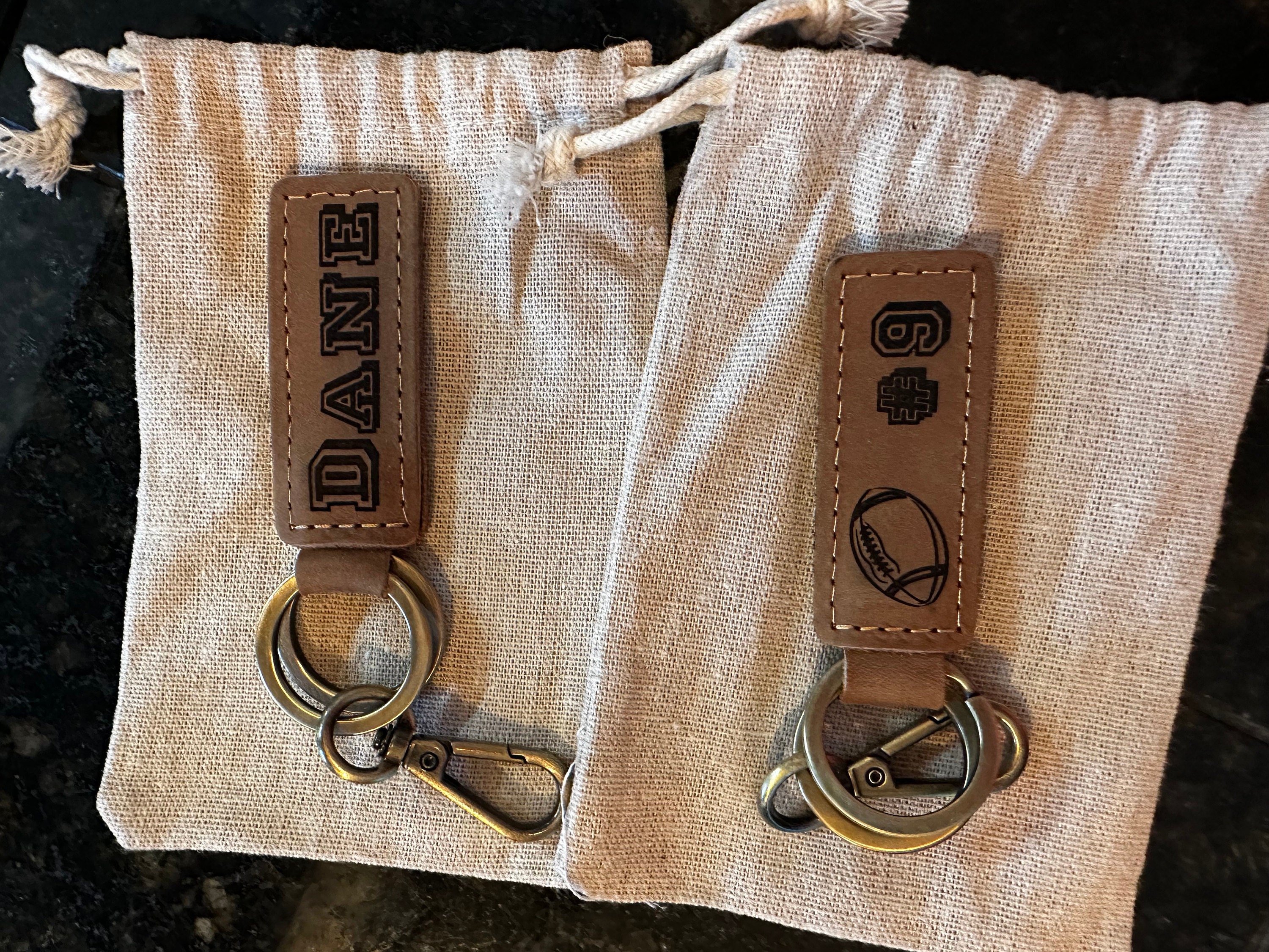 FOOTBALL KEYCHAIN, CHRISTMAS Gift