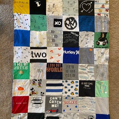 Custom Baby-toddler Clothes Blanket - Etsy