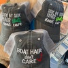 Side by Side Hair Don't Care Hat Distressed Baseball Cap - Etsy