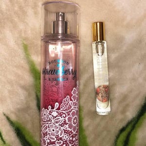 Bourbon Strawberry Vanilla Perfume Gourmand, Dessert Organic