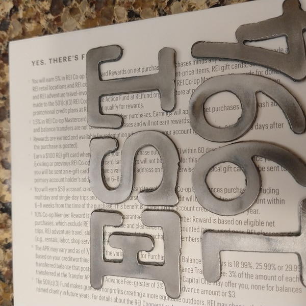 One Inch Metal Letters 1 1/2 Inch Metal Letters and Numbers (typewriter), Small Metal Letters ...