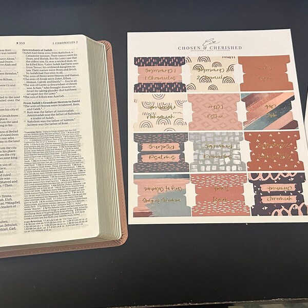 Laminated Bible Tabs With Adhesive | Terracotta Books of the Bible ...