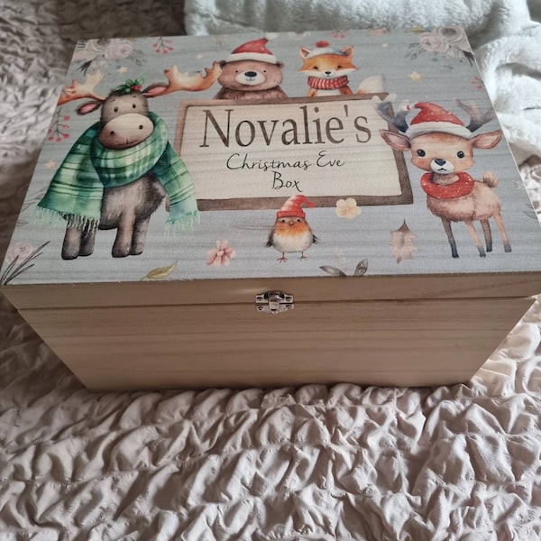 LINDT CHOCOLATE PERSONALISED HAMPER GIFT BOX Christmas Xmas Present Li