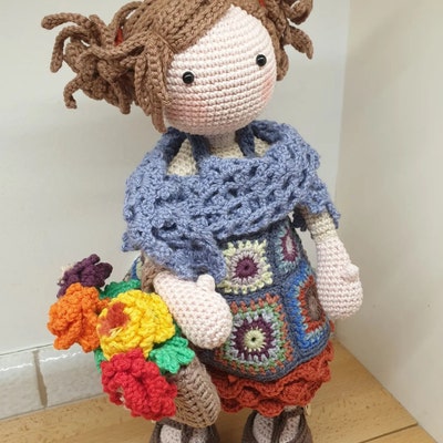 Crochet Pattern for Doll YLVI Pdf deutsch English - Etsy