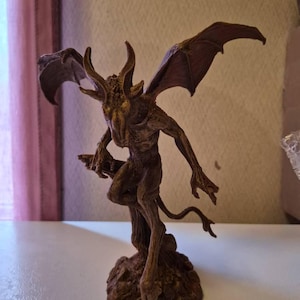 Jersey Devil Statue, Hand Painted Resin Sculpture | Cryptozoology