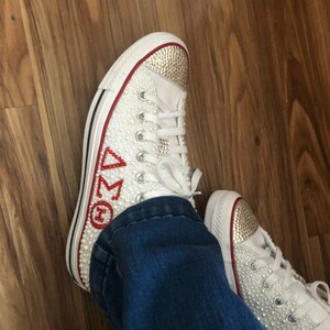 delta sigma theta bling converse