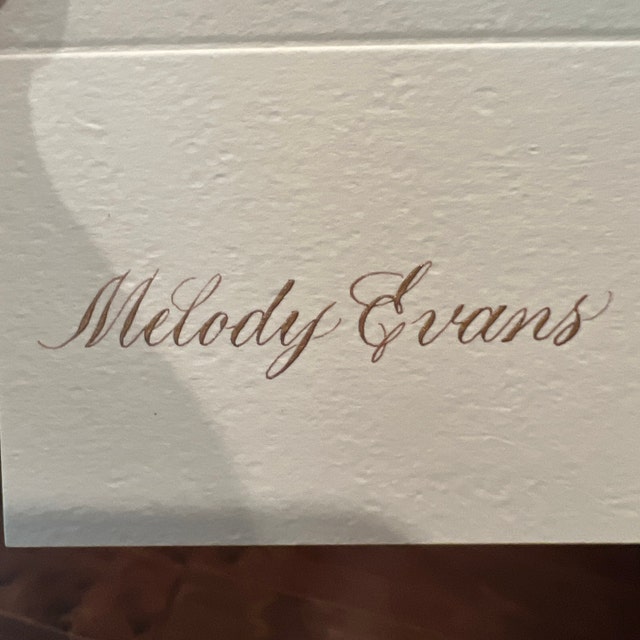 Calligraphy Engraved Compact Mirror | Personalized Gifts | Bridesmaids | Bachelorette | Place Cards | Mother's Day