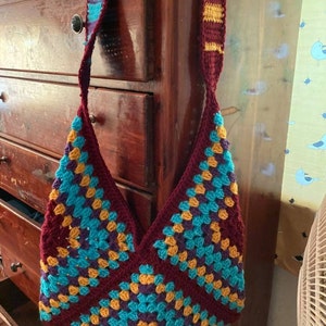 Hippie Sling Bag Crochet Bag Pattern (Download Now) - Etsy