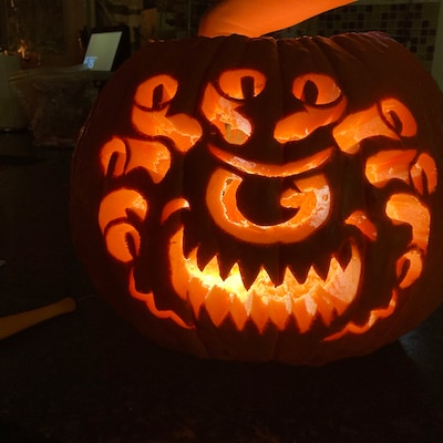 Dnd Pumpkin Carving Stencils, Printable PDF, Halloween Pumpkin Carving ...