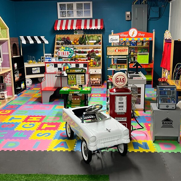 Photo Wall Decals of Dutch Garden, Holland Window Viewlarge 3 Piece