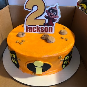 Incredibles Jack Jack 1st Birthday Cake Topper (digital Download