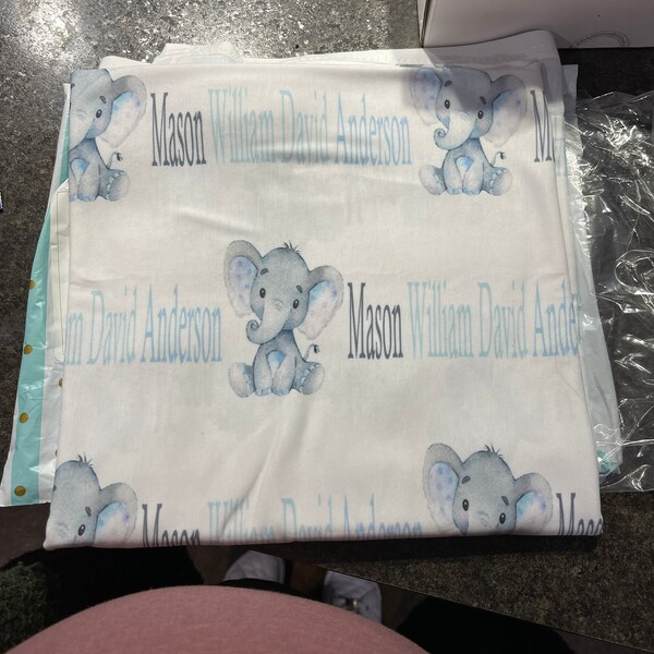 Baby Elephant Swaddle Blanket