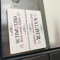 Schild mit Spruch NÄHEN kommt im Duden VOR Putzen Etsy.de