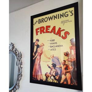 フリークス（1932）ポスター アメリカのコード以前のホラー映画 壁装飾