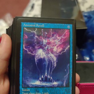 Ancestral Recall (V.2) (custom Card Alternate Art) - Etsy Ancestral Recall (V.2) (custom Card Alternate Art) - Etsy