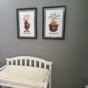 Retro Wildlife Print Outdoors Art Gift for Kids Nature Art Conservation Poster Cabin Wall Decor Outdoorsy Wall Art Fishing Hunting Camp