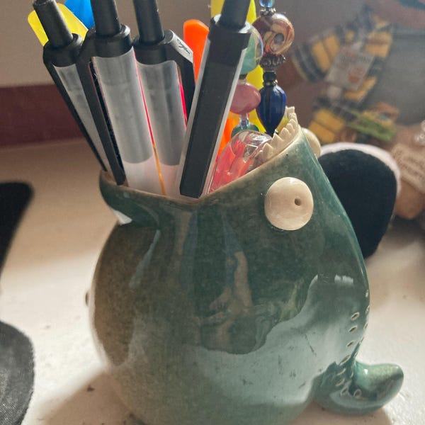 Ceramic Handmade Pencil Holder - Etsy