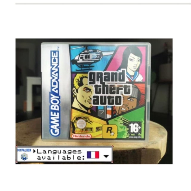 Ds Game Case for Grand Theft Auto on Gameboy Advance (FR) | GTA