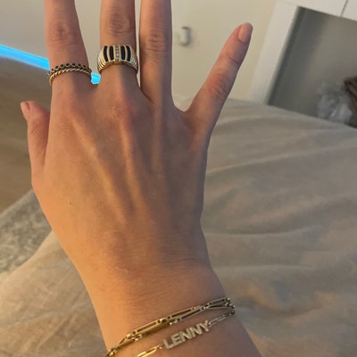 14k Yellow Gold with XO Ring main image 1