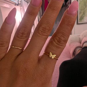 Customer photo, Butterfly Ring