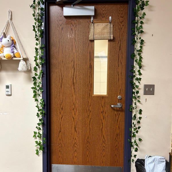 Classroom Door Curtain Etsy