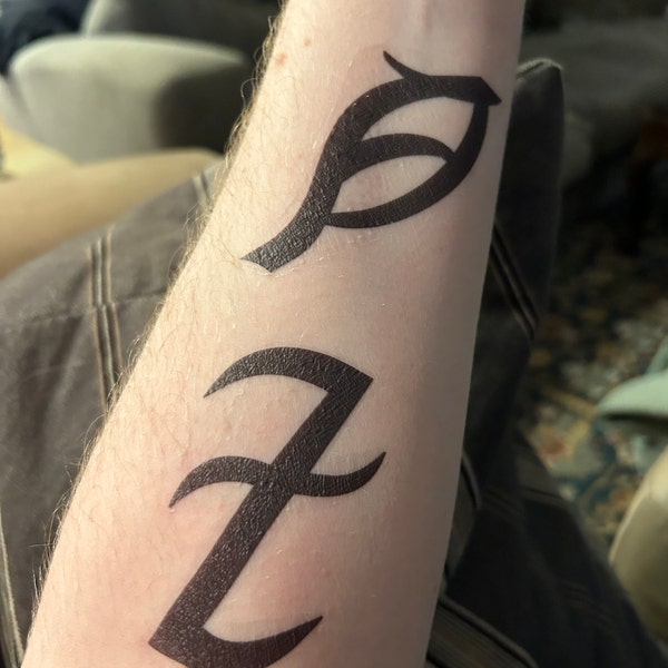 FREE SHIPPING! Rune Tattoos, Clary, Alec, Jace and Isabelle Cosplay - Etsy