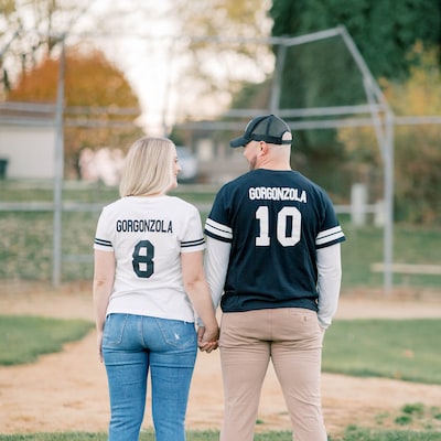 BRIDE Shirt GROOM Tees Shirts CUSTOM Names & Numbers Set, Couples ...