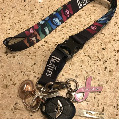 The Beatles Lanyard, Keychain, Badge Holder, Gift Idea, Gift for Dad ...