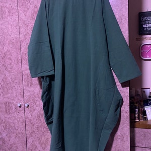 Women Cotton Dress Soft Casual Loose Robes Long Sleeves Shift - Etsy
