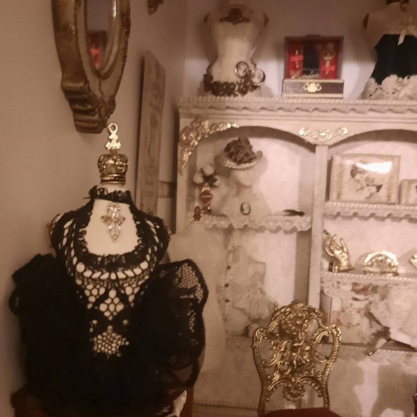 Vassoio Profumi a Specchio Dorato, Decorativo Tavolo Vetro Vanity Organizer, Natalizio con glitter x Trucco, Rotondo Metallo Vintage con Specchio Gioielli (Tondo (30x6 cm
