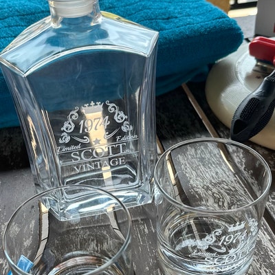 Personalized Engraved 11 Oz Whiskey Glass Your Custom Text Engraved for ...