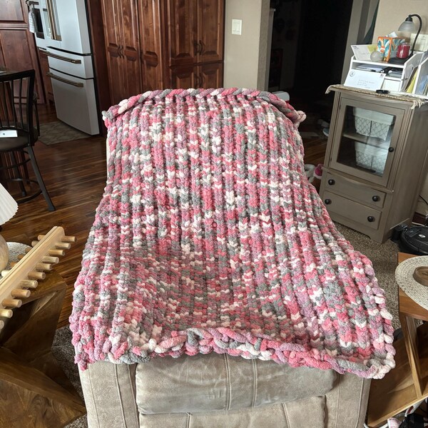 Log Cabin Blanket PDF Pattern Circular Knitting Machine Pattern Easy ...