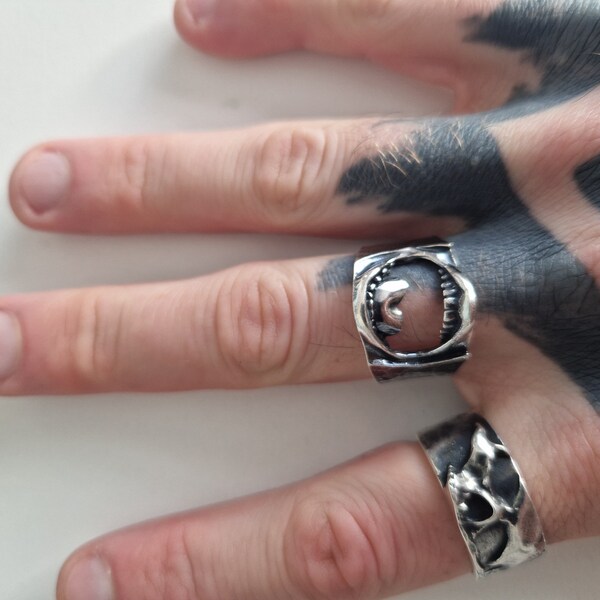Mysacrum SCREAM Ring-silver 925 - Etsy