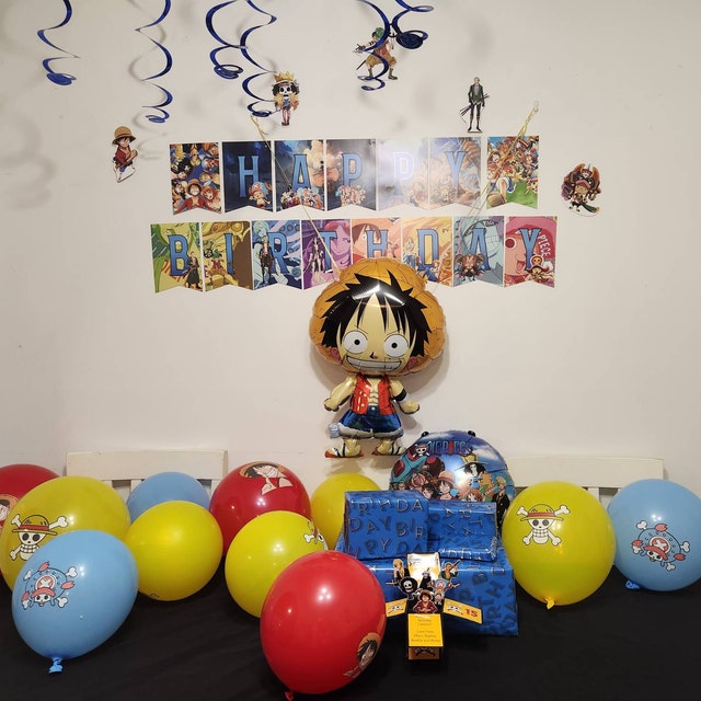 One Piece Party Set Party Supplies Banner Balloons Toppers