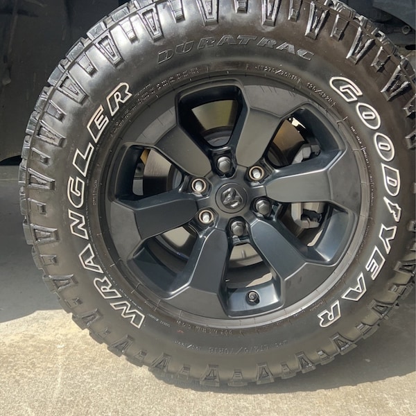 Premium Cast Vinyl Decal Overlays for 2019-2024 RAM Rebel Wheels X4 ...